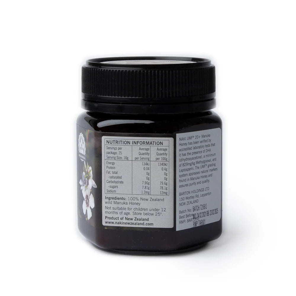Miel de Manuka MGO 829+ (UMF 20+) Lot de 2 x 250g