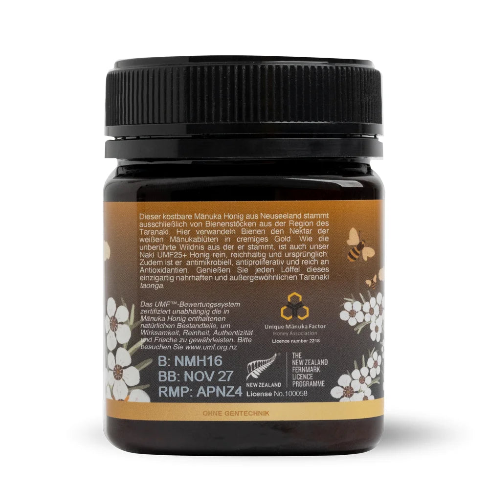 Miel de Manuka MGO 1 200+ (UMF 25+) Lot de 2 x 250g